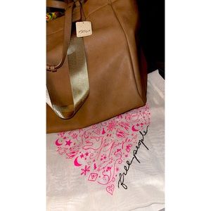 Free People Vegan Leather Tote Bag